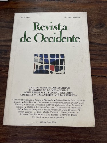 Portada del libro de REVISTA DE OCCIDENTE Nº 133 JUNIO 1992