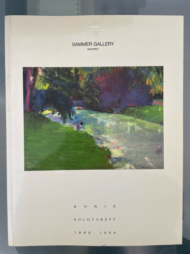 Portada del libro de BORIS SOLOTAREFF 1889-1996. SAMMER GALLERY.