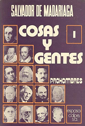 Portada del libro de Cosas y Gentes