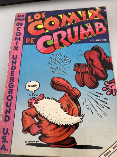 Portada del libro de LOS COMIX DE CRUMB. VOLUMEN DOS. 1 ED, 1977 