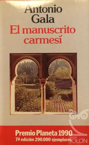 Portada del libro de El manuscrito carmesí (en un solo tomo)
