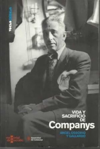 Portada del libro de Vida y sacrificio de Companys