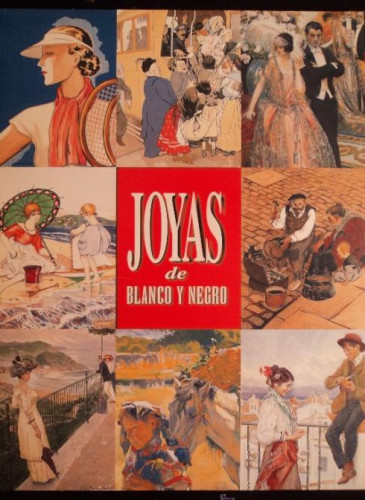 Portada del libro de JOYAS DE BLANCO Y NEGRO. 12 LAMINAS EN ESTUCHYE. 29X23