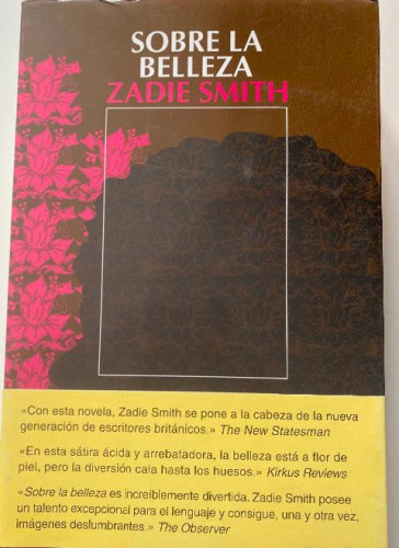 Portada del libro de Sobre la belleza (Narrativa)