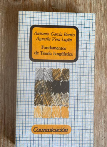 Portada del libro de Fundamentos de teoria linguistica