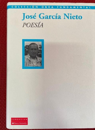 Portada del libro de Poesía. José García Nieto