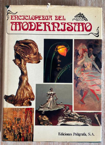 Portada del libro de ENCICLOPEDIA DEL MODERNISMO. B. CHAMPIGNEULLE. EDICIONES POLÍGRAFA, 1983.