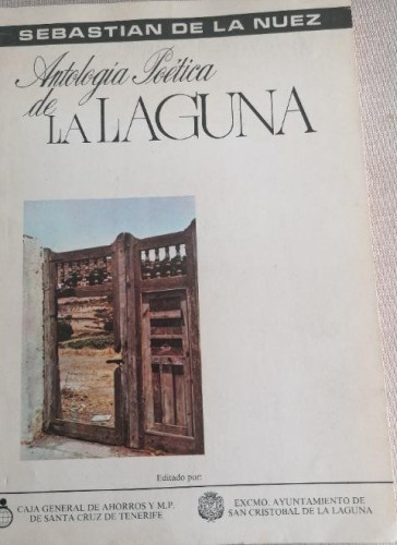 Portada del libro de Antología poética de la La Laguna. Sebastián de la Nuez. 1983 133pp