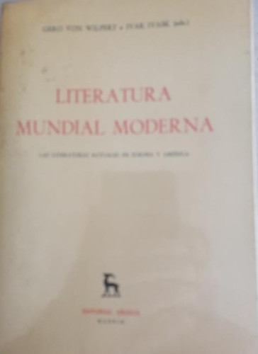 Portada del libro de Literatura mundial moderna (2 vols ): 040 (VARIOS GREDOS)