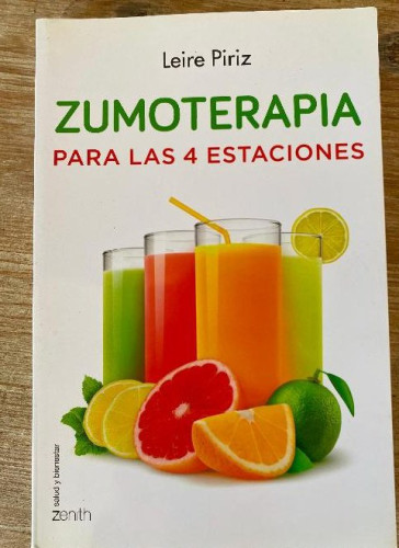 Portada del libro de Zumoterapia para las 4 estaciones (Salud y Bienestar)