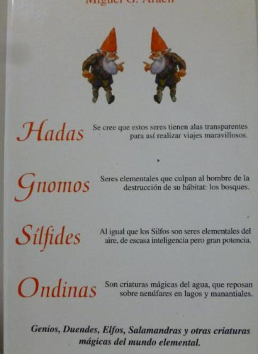 Portada del libro de Hadas, Gnomos, Silfides y Ondinas Karma 7, Miquel G. Aracil; Miguel Aracil. ALGUN APUNTE A LÁPIZ