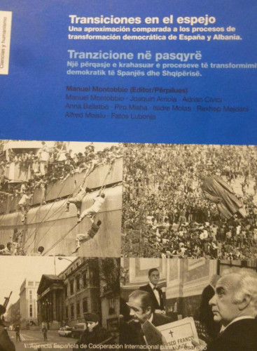 Portada del libro de Transiciones en el espejo, Agencia española de cooperación internacional para el desarrollo, VV. AA