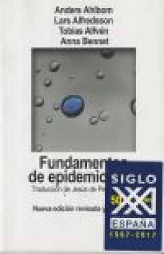 Portada del libro de Fundamentos de epidemiología