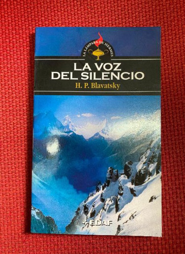Portada del libro de LA VOZ DEL SILENCIO. H. P. BLAVATSKY. EDAF BOLSILLO, 2003.