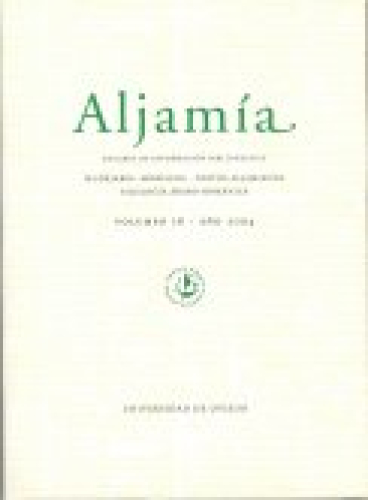 Portada del libro de Revista: ALJAMIA. ANUARIO DE INFORMACION BIBLIOGRAFICA. MUDEJARES - MORISCOS - TEXTOS ALJAM. VOLUMEN...