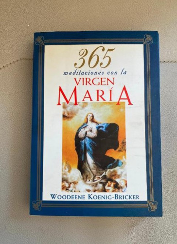 Portada del libro de 365 meditaciones con la virgen María