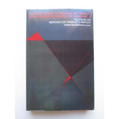 Portada del libro de Lecturas Mercado de Trabajo en la Rfa. T.2. Politicas Mercado