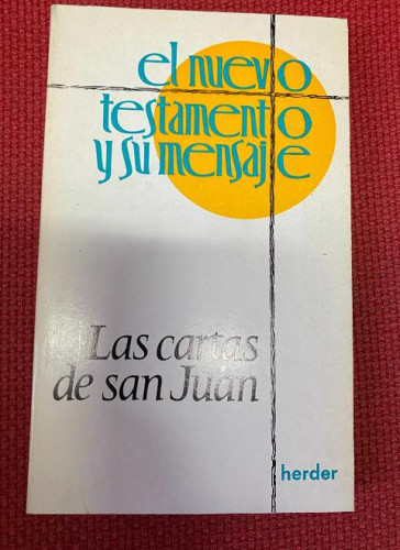 Portada del libro de LAS CARTAS DE SAN JUAN