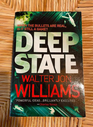 Portada del libro de DEEP STATE. WALTER JON WILLIAMS. ORBIT, 2011.