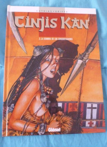 Portada del libro de Ginjis Kan volumen 2 GLENAT 1999 NUEVO