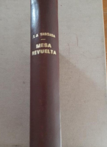 Portada del libro de MESA REVUELTA. APUNTES DE ALCAÑIZ POR EDUARDO JESUS TABOADA CABAÑERO