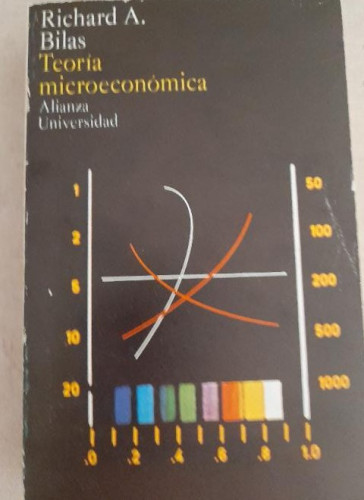 Portada del libro de Teoría microeconómica - BILAS, Richard A. 1974 466pp