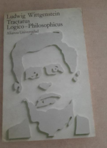 Portada del libro de TRACTATUS LOGICO-PHILOSOPHICUS. LUDWIG WITTGENSTEIN Alianza universidad. 1973 223pp