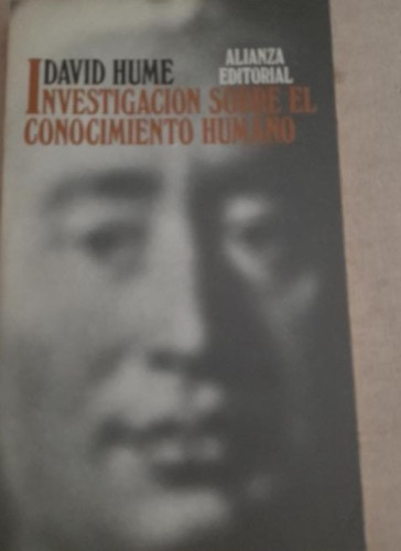 Portada del libro de Investigacion sobre el conocimiento humano