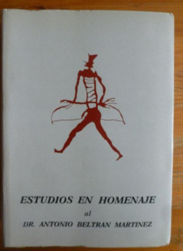 Portada del libro de Estudios en homenaje al Dr. Antonio Beltrán Martínez (Homenajes)