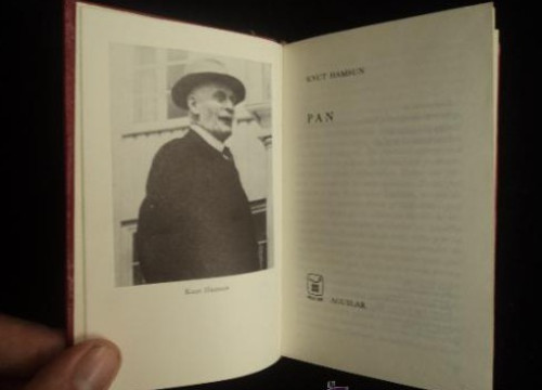 Portada del libro de PAN. KNUT HAMSUN, CRISOL LITERARIO. AGUILAR. 1972 280 PAG
