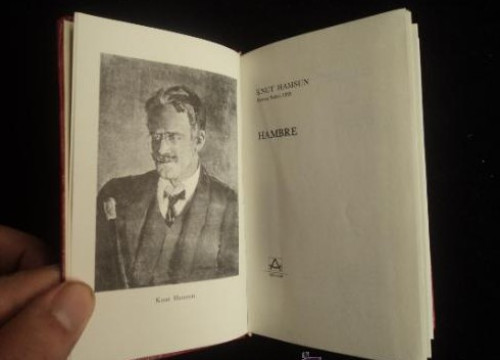 Portada del libro de HAMBRE. KNUT HAMSUN. CRISOL LITERARIO. AGUILAR. 1976 280 PAG