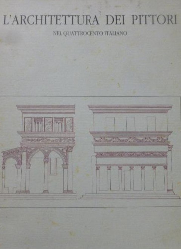 Portada del libro de L'architettura Dei Pittori, Gambuti Alessandro, Alinea Editrice, buen estado de conservación.