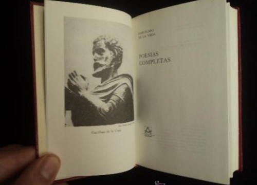 Portada del libro de POESIAS COMPLETAS. GARCILASO DE LA VEGA. CRISOL LITERARIO. 1976 281 PAG