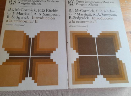 Portada del libro de Introducción a la Economía I - B. J. Mac Cormick/P D Marshall/A A Samson/R Sedgwick ALIANZA U.