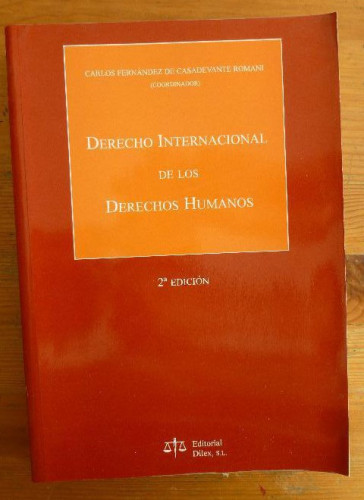 Portada del libro de Derecho internacional de los derechos humanos