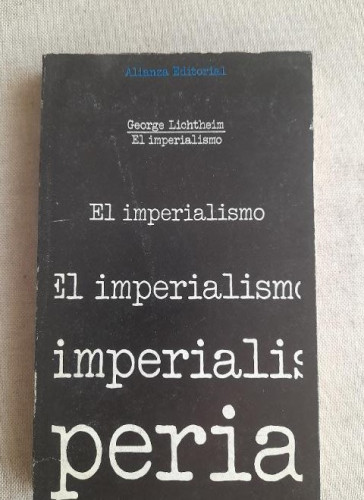 Portada del libro de El imperialismo