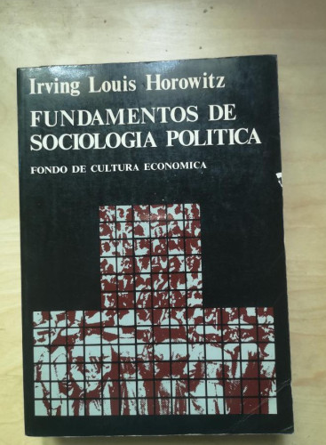 Portada del libro de Fundamentos de sociologia politica