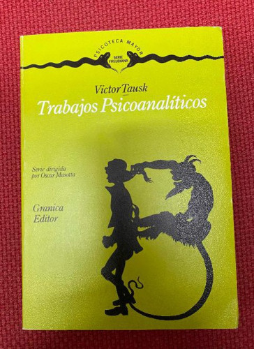 Portada del libro de Trabajos psicoanalíticos