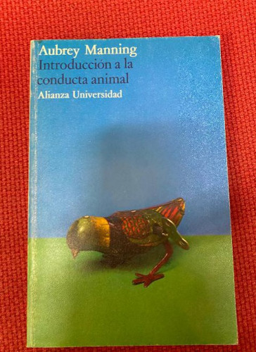 Portada del libro de Introduccion a la conducta animal