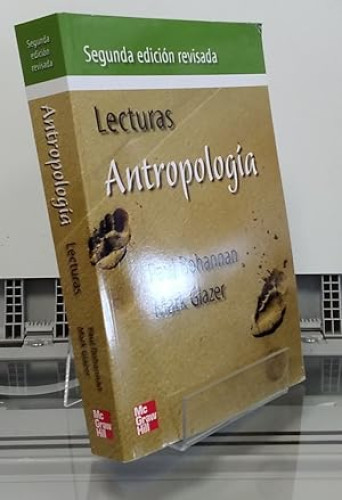 Portada del libro de Lecturas Antropología 