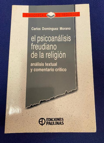 Portada del libro de Psicoanalisis freudiano de la religion