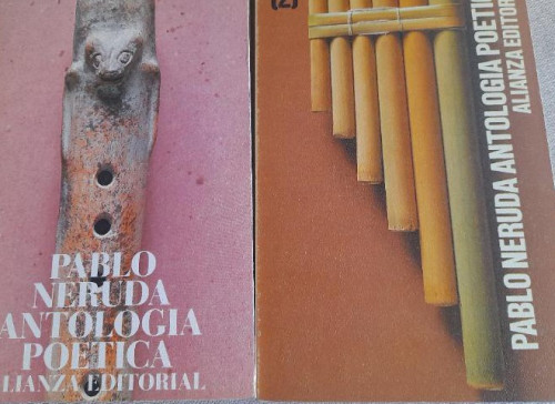 Portada del libro de Antologia poética Pablo Neruda.2 vol. Alianza bolsillo