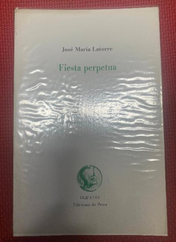 Portada del libro de Fiesta perpetua.