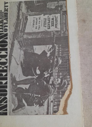 Portada del libro de Insurrección.- O Flaherty, Liam. Alianza ed. 1972 240pp