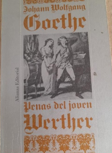 Portada del libro de PENAS DEL JOVEN WERTHER