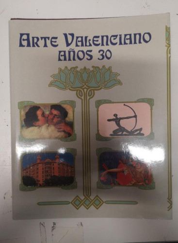 Portada del libro de Arte valenciano años 30
