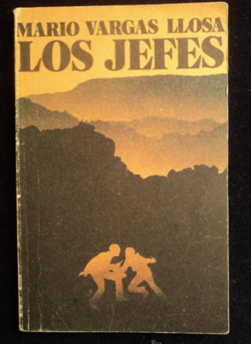 Portada del libro de LOS JEFES. MARIO VARGAS LLOSA. ED. LUMEN. 1º edición. 1979 115 PAG