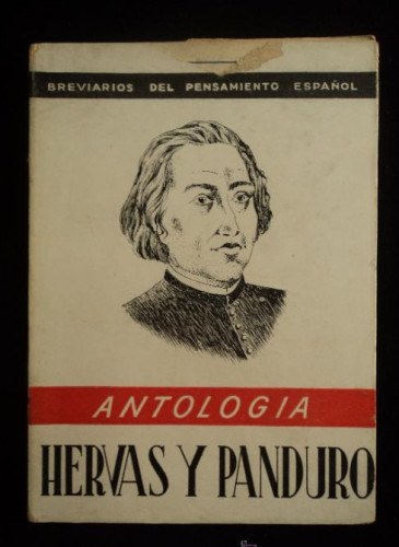 Portada del libro de HERVAS Y PANDURO. ANTOLOGIA. EDICIONES FE. 1954 144 PAG