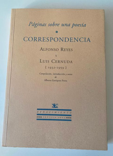 Portada del libro de Paginas Sobre Una Poesia. Corre (Otros títulos)