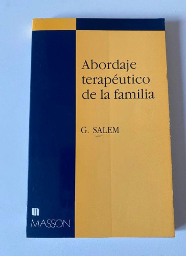 Portada del libro de Abordaje terapéutico de la familia.
